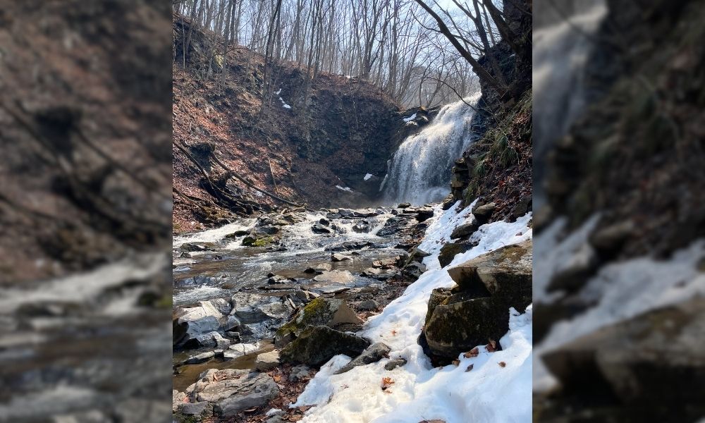 浅間大滝キャンプ場 浅間大滝の景色