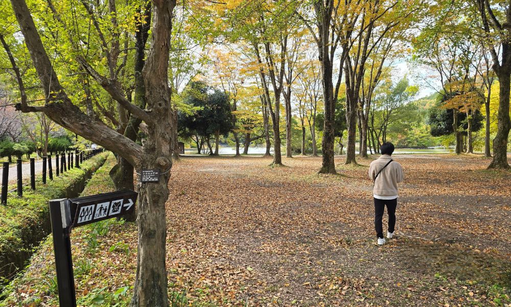 グリーンパーク山東 場内散策の様子