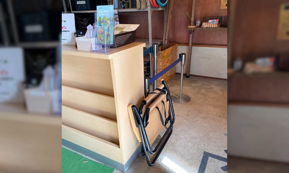 グリーンパーク山東 管理棟 レンタル用品のチェア