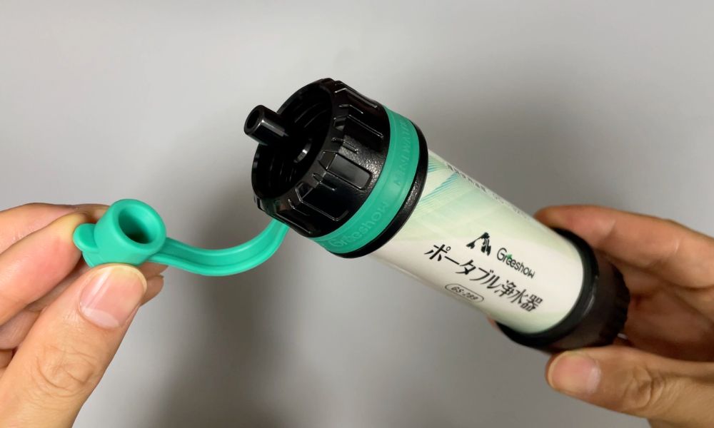 gs-289 携帯浄水器 本体 吐水口のキャップ