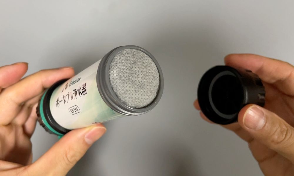 gs-289 携帯浄水器 本体 活性炭バッグ