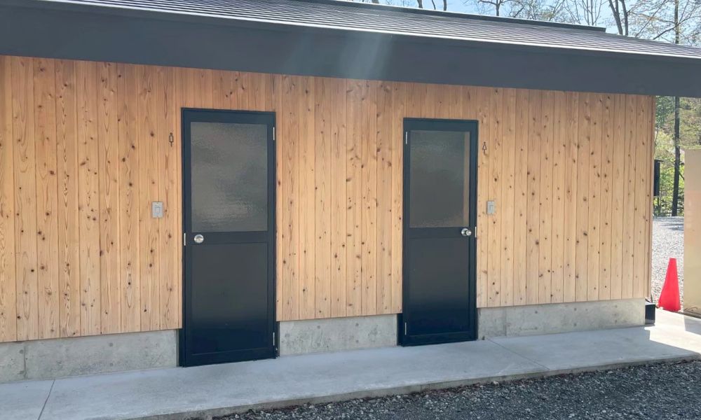 山のハコ-camp studio- トイレの外観