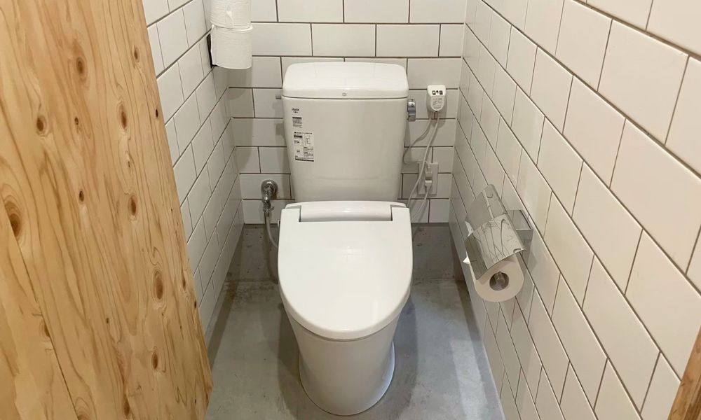 山のハコ-camp studio- トイレの内観 洋式